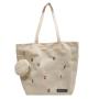 2024 new luxury women's bags minority design letter canvas bag large capacity women's shoulder bag