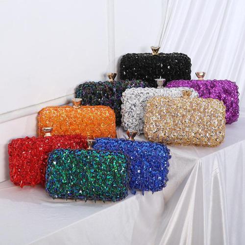 New design Wholesale Clutch Bags Sequin Embroidery Wedding Evening Bags for Women sac tendance 2024