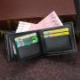 New Arrival Waterproof Short Section Wallet Fashion Casual Stitching Coin Purse Multi-card Holder Wallet For Men carteras para mujer
