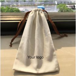 Customized High End Handbag Dust Cover Bag, Cotton Gift String Bag