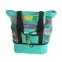 OEM Wholesale Waterproof Mesh Tote Fashion Simplicity Casual Insulated Cooler Food Bag for Beach Camping Picnic