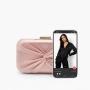 2022 New Design Women's Vintage Style Princess Fold Dress Evening Bag Wedding Party Handbag Gold Box Clutch Bag Evening Bags