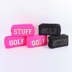 Portable 24 Colors 4 Sizes Custom Embroidery Makeup Bag Waterproof Nylon Cosmetic Bag Women Toiletry Zipper Stand Up Pouch