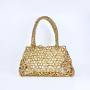 Fashionable and personalized beaded string woven hollow and versatile handbag carteras para mujer 	 sac a main