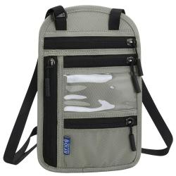 ZR294 New Hanging Neck Passport Bag RFID Crossbody One Shoulder Storage Bag Overseas Ticket Document Protection Holders