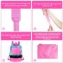 Gelory Custom Durable Adjustable Shoulder Strap Bag Beach Toys Large Mesh Polyester Drawstring Storage Bag for swimming gym toys