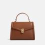 2024 New Brown Smooth Women Handbags Luxury Pu Leather Ladies Hand Bag Custom Brands Purses Woman Crossbody Shoulder Bag