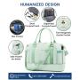 LOVEVOOK Travel Luggage Duffel Bag with USB Port Carry on Weekender Bags with Shoe Compartment Toiletry Purse Gym Bag for Women