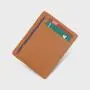 Custom card holder leather id card holder wallet rfid blocking pu leather credit card holder