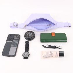 CHANGRONG Custom Adjustable nylon crossbody fanny pack for women