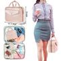 Private Label Cosmetic Bags Safety Organization Waterproof Toiletry Portable Beauty Clutch Bag Dividers Travel Multiple