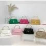 ZR766 Women's Bags Fashion Girl PU Leather Solid Color New Small Square Bag Simple Zipper Shoulder Crossbody Bag Female Party