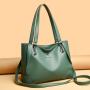2024 New Women's Handbags Fashion New Design Tote Bag Pu Leather Zipper Large Capacity Shoulder Bag for Ladies