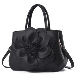 2024 Newest wholesale Pu leather shoulder bags large capacity ladies flower fashion trends crossbody bags women handbags