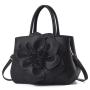 2024 Newest wholesale Pu leather shoulder bags large capacity ladies flower fashion trends crossbody bags women handbags
