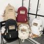 2023 Fashion Student Backpack Simple Korean High School Students Backpack Casual Large Capacity Schoolbag YI036