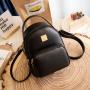 Women's PU Leather Mini Backpack Girls Rucksack Small Travel Backpack
