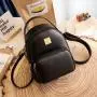 Women's PU Leather Mini Backpack Girls Rucksack Small Travel Backpack