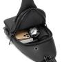 XL047 Hot Sell Young Person Outdoor Sports Waterproof Crossbody Bag with USB Men's Chest Bag Durable Sports Shoulder Bag