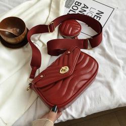 Summer New Style Multifunction Woman's Bag Texture Europe America Chain Single Shoulder Bag Fashion Popular Simple Square Bags