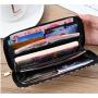 2024 Women's Wallet New Fashion  Long  Purse  Zipper Colorful Rectangle Ladies Bag For Mobile Phone And Money