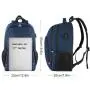 large capacity custom usb charge backpack for outdoor unisex reflective tape daily life nylon laptop backpacks bag