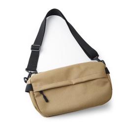 Custom Wholesale Oxford cloth casual Crossbody Chest messenger bag solid color black square bag mens shoulder bag 2024