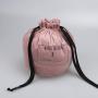 Wholesale Screen Printing Velvet Bottom Gift Candle Bag Drawstring Luxury Soft Cosmetic Hair Wig Packing Velvet Dust Pouch