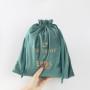 Custom Gold Logo Prined Drawstring Packaging Velvet Gift Pouch Soft Velvet Jewelry Dust Storage Bag