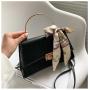 New Simple Fashion Shoulder Bag Custom Logo Handbag With Silk Scarf Handbags For Women