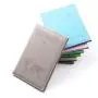 ZR633 Passport Bag PU Leather Frosting Clip ID Portable Bank Card Holder Daily Matching Solid Color Wallet Clip Outdoor Travel
