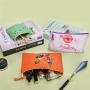 Gelory Multi-Purpose Travel Toiletry Bag Pen Pencil Case Canvas Cosmetic Stationery Pencil Pouch Bag With Zipper