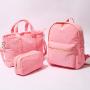Girls and Boys Classic School Bags Light Weight ONE Size Corduroy Kids School Backpack