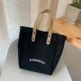 Wholesale High Quality Fashionable Cheap Custom Logo Portable Handbag Women Durable Canvas Travel Tote Bags