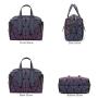 Lovevook 2021 New famous designer Geometric luminous shoulder bags lady fashion pu leather reflective handbags women