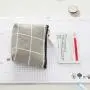 Gelory Wholesale Sublimation Coin Purse Custom Printing Cotton Linen Wallet Women Zipper Mini Coin Purse