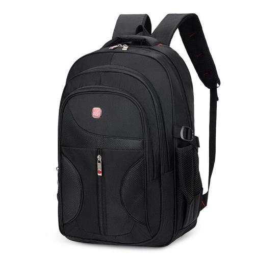 HR176 Men's Leisure Business Computer Bag Oxford Reduce Pressure Travel Sports Backpack Spliced Waterproof Laptop Insert Bag