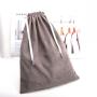 Custom Logo Printing Velvet Drawstring Shoe Clothes Packaging Bag Reusable Plush Dust Shopping Velvet Pouch