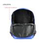 Blue Mini Smell Proof Backpack with Lock for Men Women Travel Bookbag Smoking Accessories Storage