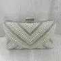 New Arrival Bridal Wedding Elegant Wholesale Fancy Colorful Rhinestones Clutch Bag Pearl Handbag Rhinestones Bags pochette femme