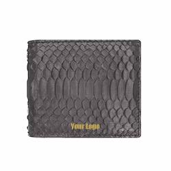 OEM ODM Custom Made Top Quality Real Genuine Snake Snake Skin Leather Mens Luxury Brand Man Short Bifold Slim Wallets For Men