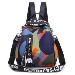 Women's backpack oxford cloth ladies shoulder bag Korean style colorful schoolbag travel backpack