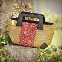 Hand Woven Handbag Women Summer Rattan Tote Bag For Holiday