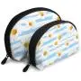 Gelory 2024 Hot Sale Waterproof Travel Makeup Bag Clutch Handbag Portable Cosmetic Organizer Pouch