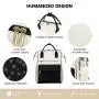 LOVEVOOK 2022 custom Women Waterproof Teacher Nurse Bag with USB 15.6in business travel colleague school laptop bags backpacks