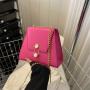 2023 New Thread Cover PU Shoulder Bag High Quality Fashion Trapezoidal Lock Chain Bag Wholesale Women Handbags
