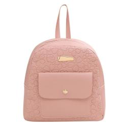 2024 Ladies Minimalist Embossed School Backpack Foreign Trade Student Fashion Backpack Single Strap Cheap Wholesale Niche