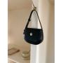 New flip design shoulder bag  ladies PU simple handbags Adjustable shoulder straps handbag for women