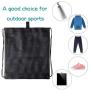Gelory Customized Promotional Mesh Drawstring Bag Backpack Clothes Shoe Travel Bag Beach Backpack Bag