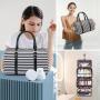 LOVEVOOK Custom Makeup Bag Pouch Canvas Cosmetics Toiletries Bag Large Capacity Partition Storage Waterproof Travel Toiletry Bag